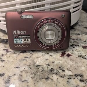 Nikon COOLPIX Digital Camera - Red